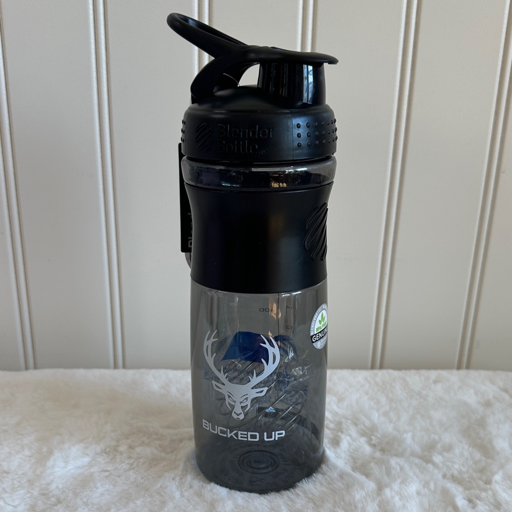 BlenderBottle Black and Gray Shaker Bottle